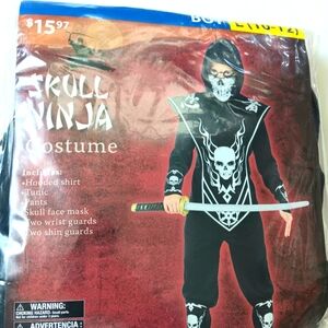 Halloween Skull Ninja Costume New
